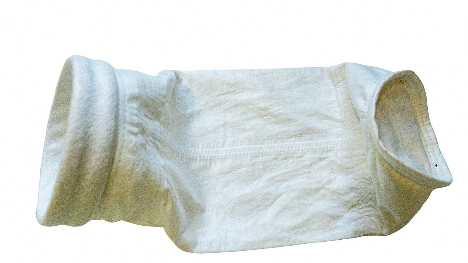 PTFE filter bag dimensions and construction are checked against the cage and tube sheet.
