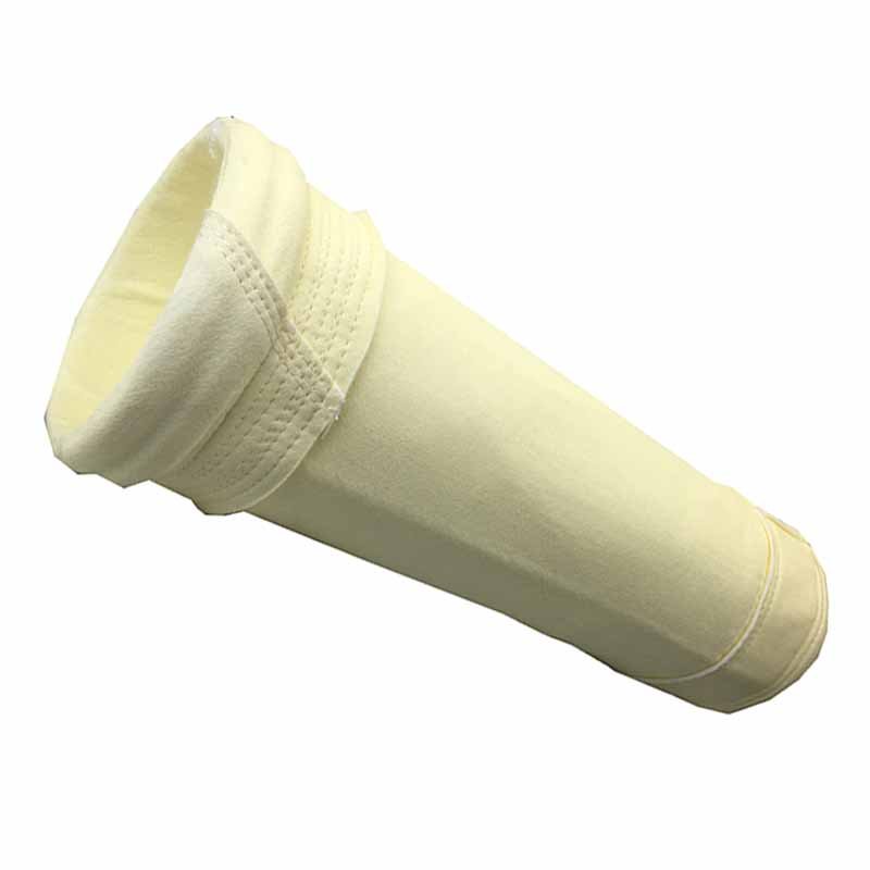 Woven fiberglass filter bag for reverse air baghouses