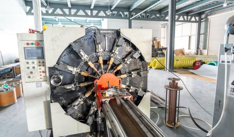 Filter cage welding and forming equipment for baghouse filter bags