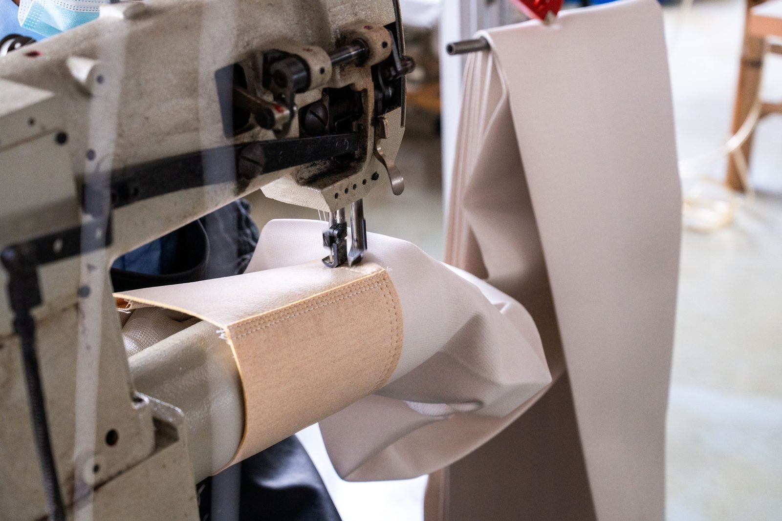 Fiberglass Filter Bag seam sewing and construction detail