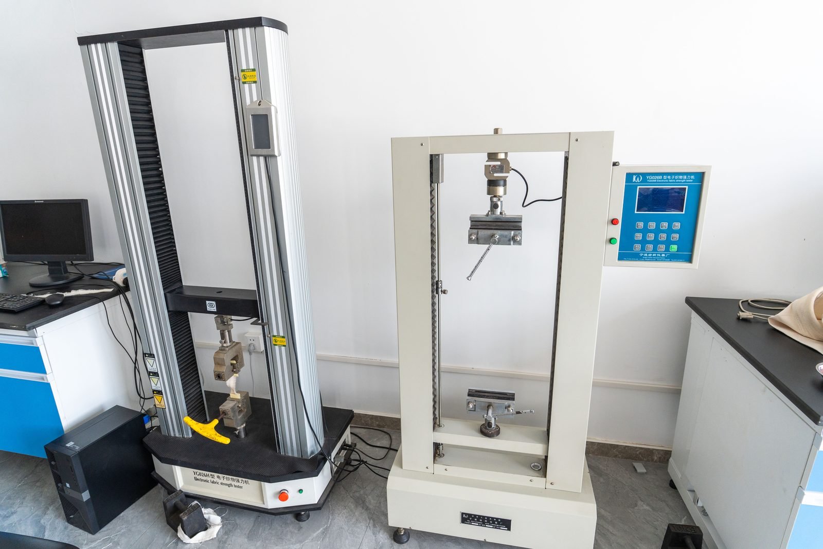 fiberglass woven media and finishing testing equipment for quality control