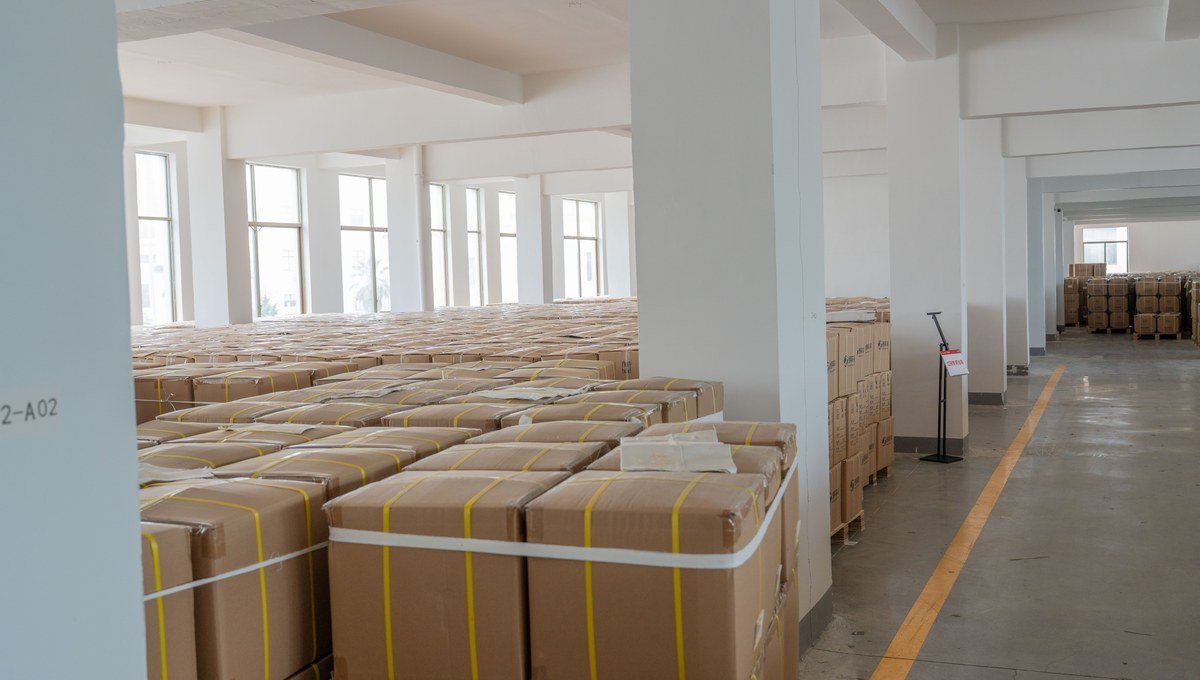 PPS filter bags packed clean and dry for delivery to the baghouse site.