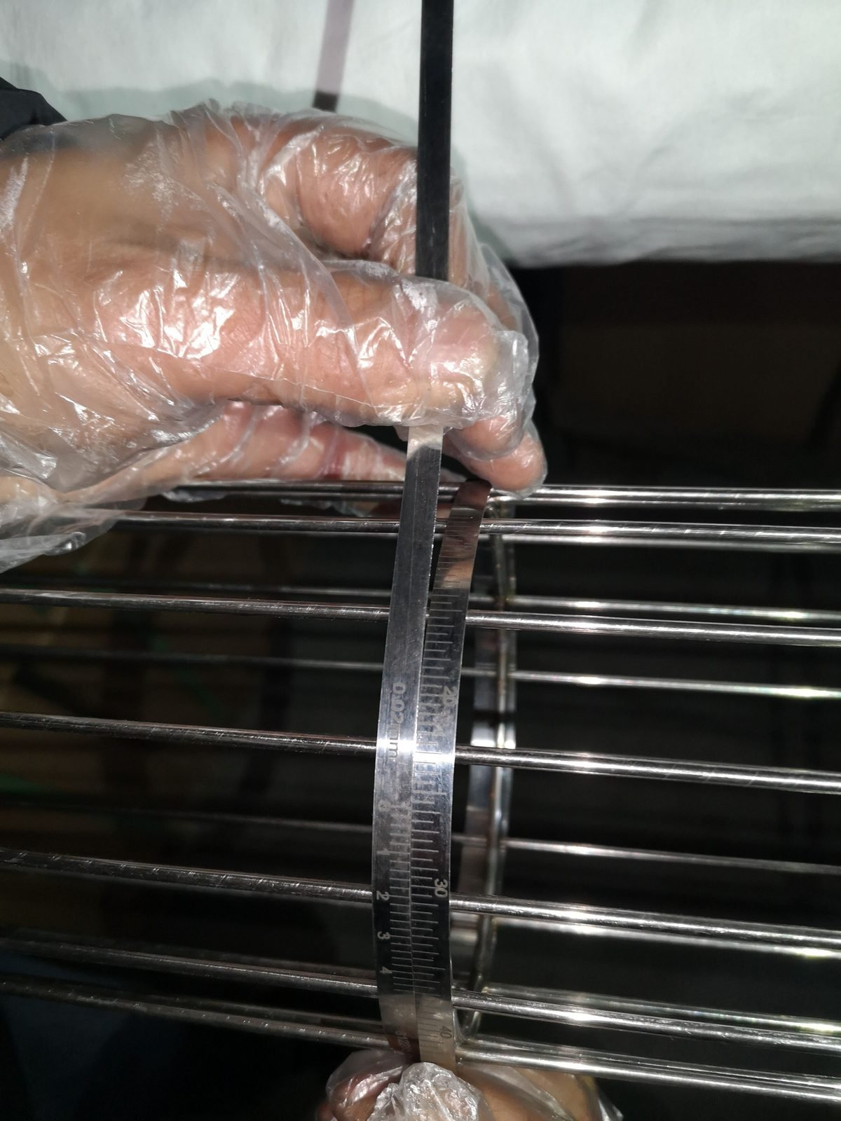 Filter cage support ring spacing inspection