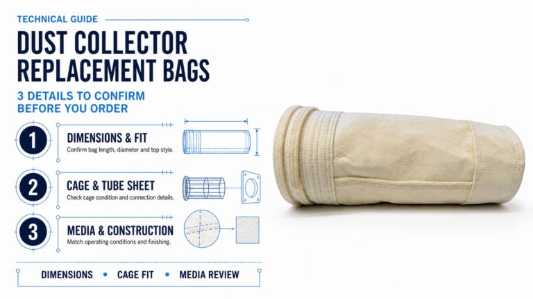 Dust Collector Replacement Bags: 7 Details to Confirm Before You Order
